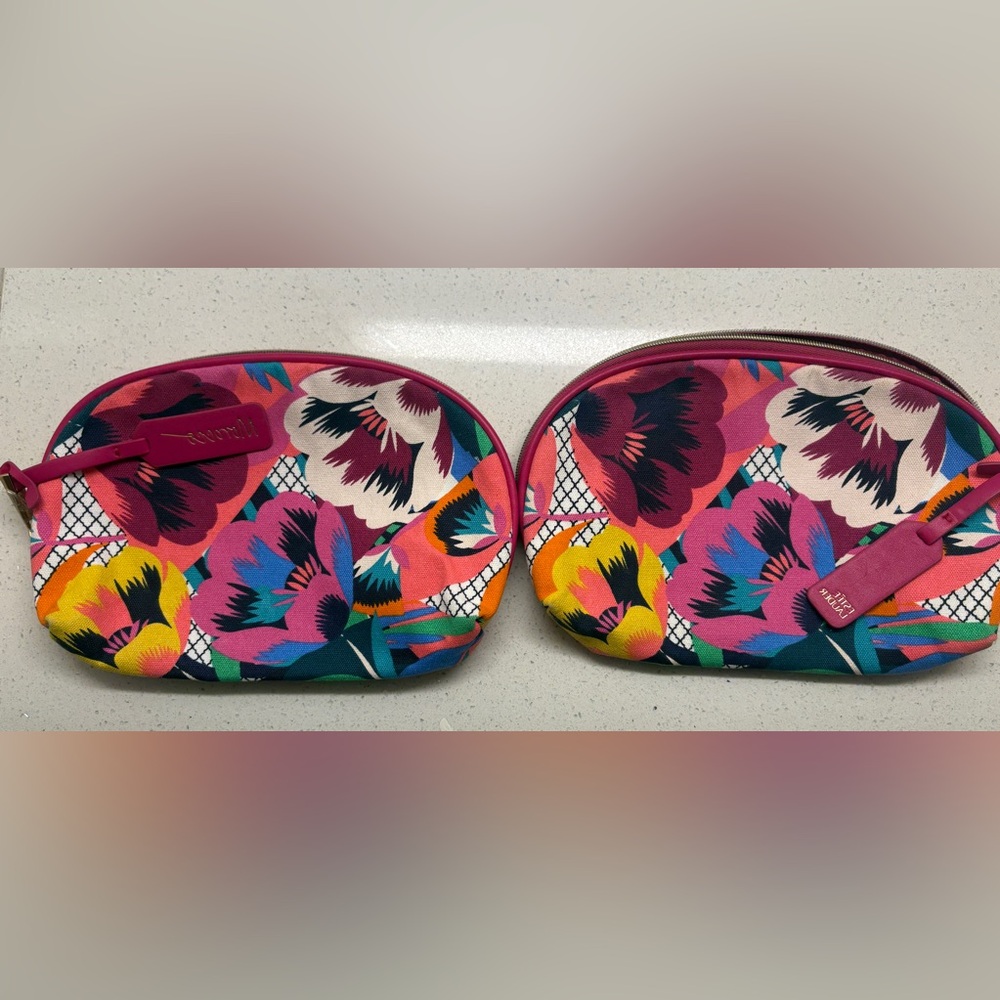 Estee Lauder Multicolor Floral Cosmetic Bag (2)